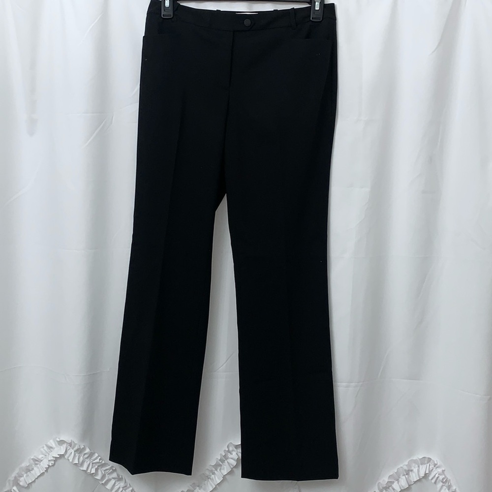 Calvin Klein Modern Fit Black‎ Dress Pants Women Size 6 High Rise Trousers